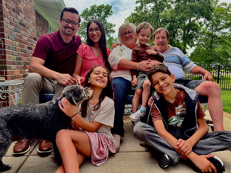 George Kindler with his family — Kindler Property Services, South County St. Louis